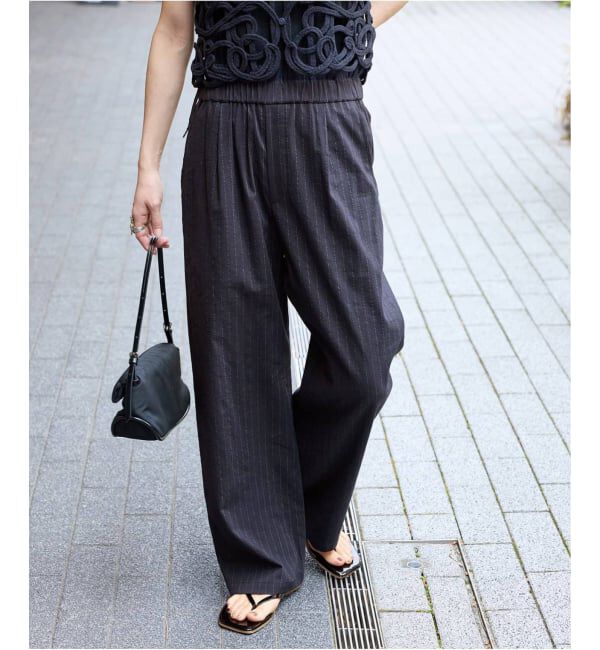 JOURNAL STANDARD「《追加》ウォッシャブルコットンリネンIVISストレートパンツ」|その他|