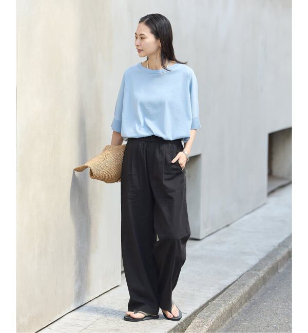 JOURNAL STANDARD「《追加》ウォッシャブルコットンリネンIVISストレートパンツ」|その他|