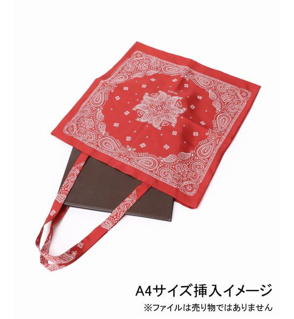 journal standard L'essage「《追加》【AENEIS/エネス】Minimal Bandana Silk Totebag：トートバッグ」|トートバッグ|