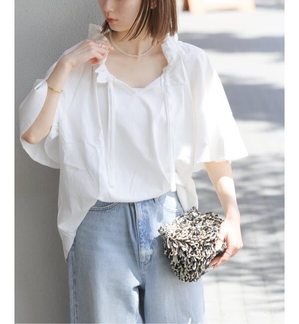 JOURNAL STANDARD relume「《WEB限定追加》フリルリボンTシャツ」|Tシャツ・カットソー|