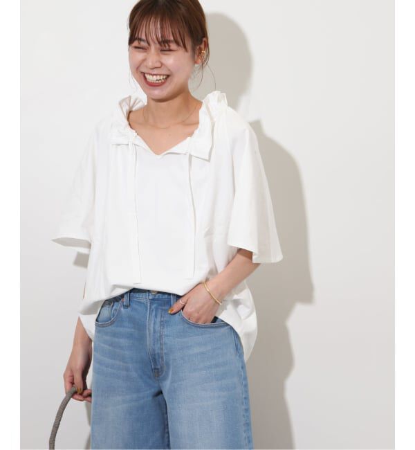 JOURNAL STANDARD relume「《WEB限定追加》フリルリボンTシャツ」|Tシャツ・カットソー|