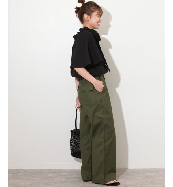 JOURNAL STANDARD relume「《WEB限定追加》フリルリボンTシャツ」|Tシャツ・カットソー|