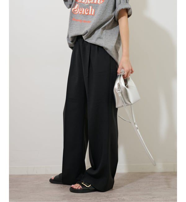 JOURNAL STANDARD relume「《WEB限定追加2》マットウースフレアタックパンツ」|スラックス|