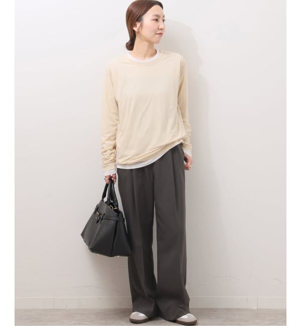 JOURNAL STANDARD relume「《WEB限定追加2》マットウースフレアタックパンツ」|スラックス|