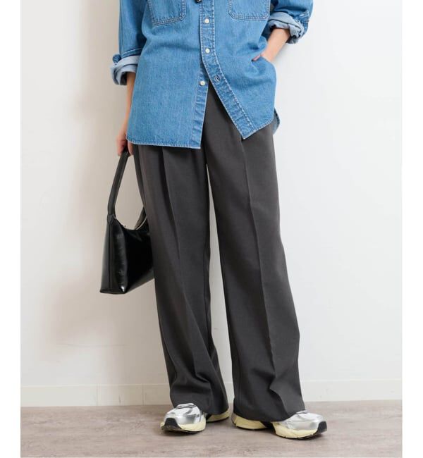 JOURNAL STANDARD relume「《WEB限定追加2》マットウースフレアタックパンツ」|スラックス|