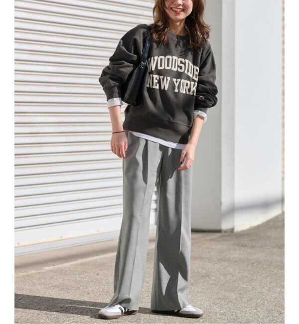 JOURNAL STANDARD relume「《WEB限定追加2》マットウースフレアタックパンツ」|スラックス|