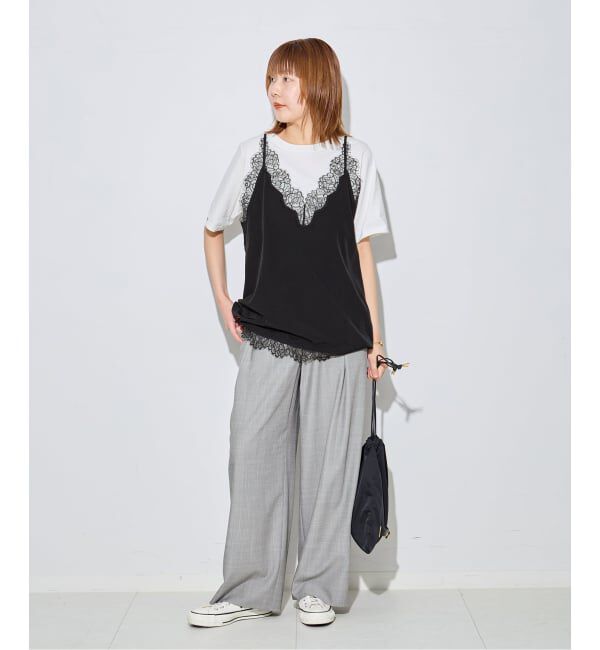 journal standard L'essage「《追加》リバーレースキャミ」|キャミソール|