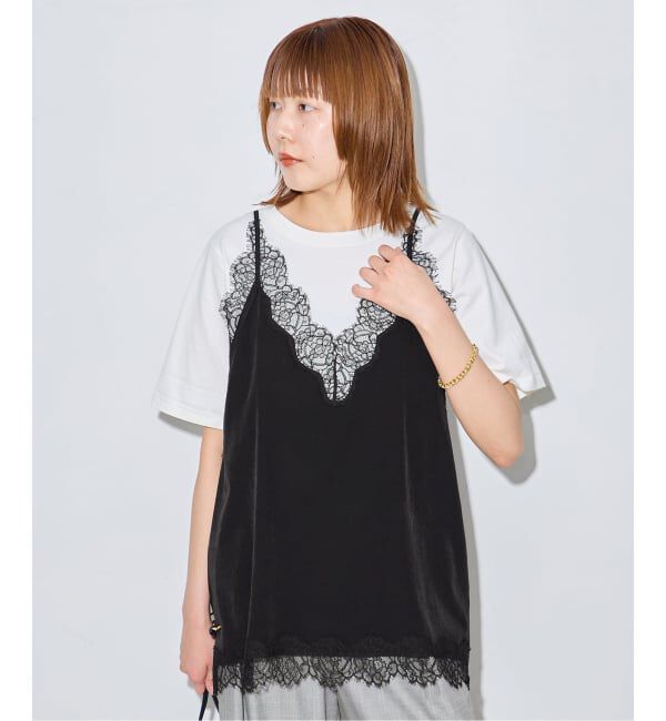 journal standard L'essage「《追加》リバーレースキャミ」|キャミソール|