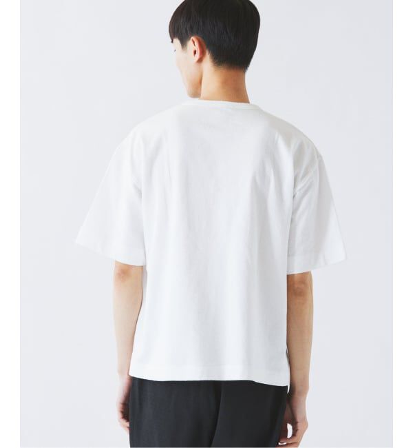 JOURNAL STANDARD relume「ブロック インレイ 1ボタン ヘンリーネック Tシャツ」|Tシャツ・カットソー|