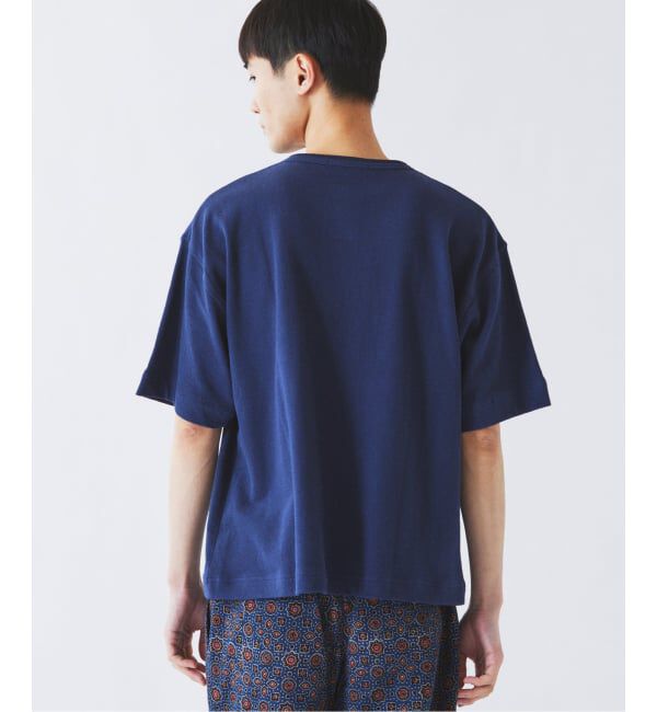 JOURNAL STANDARD relume「ブロック インレイ 1ボタン ヘンリーネック Tシャツ」|Tシャツ・カットソー|