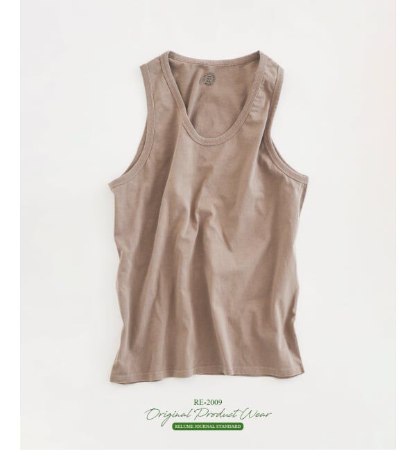 JOURNAL STANDARD relume「ヴァリアス ガーメントダイ タンクトップ」|タンクトップ|ベージュ