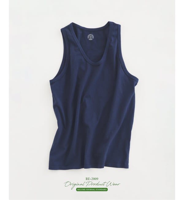 JOURNAL STANDARD relume「ヴァリアス ガーメントダイ タンクトップ」|タンクトップ|ネイビー