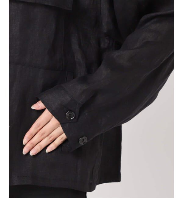 JOURNAL STANDARD「《追加予約3》リネンミリタリージャケット」|ミリタリージャケット|