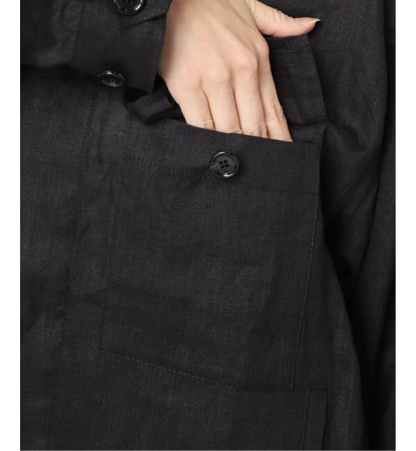 JOURNAL STANDARD「《追加予約3》リネンミリタリージャケット」|ミリタリージャケット|