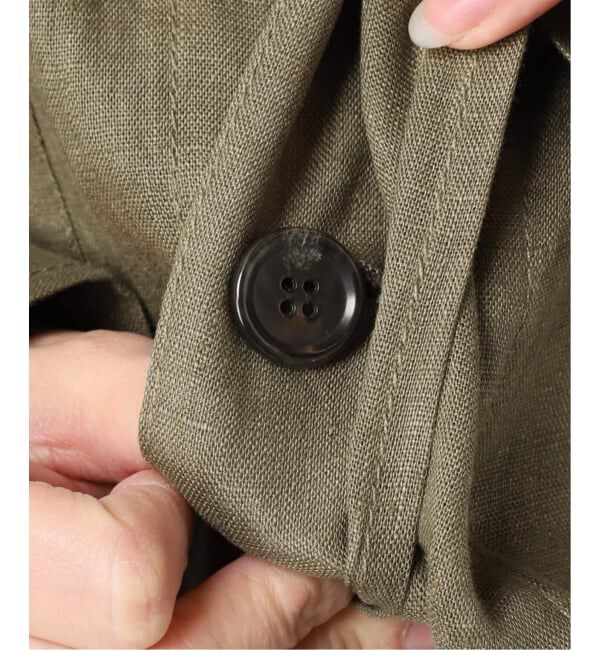 JOURNAL STANDARD「《追加予約3》リネンミリタリージャケット」|ミリタリージャケット|