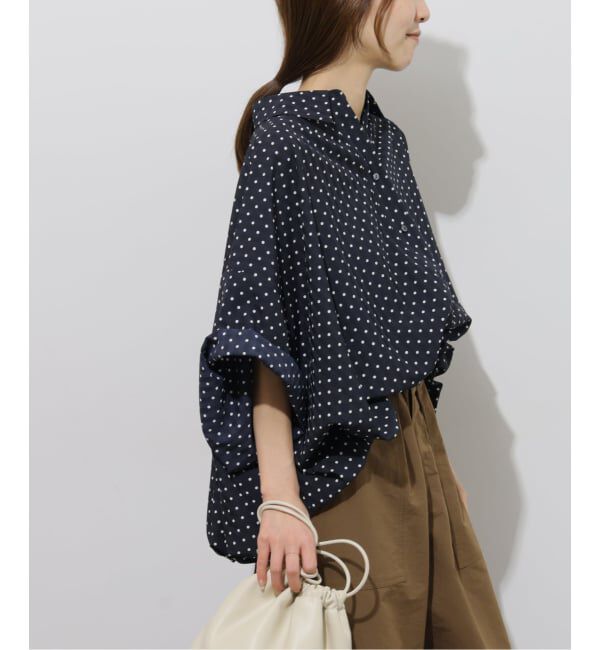 JOURNAL STANDARD relume「【PROVOKE/プロヴォーク】 ショートスリーブドットバルーンシャツ」|シャツ・ブラウス|
