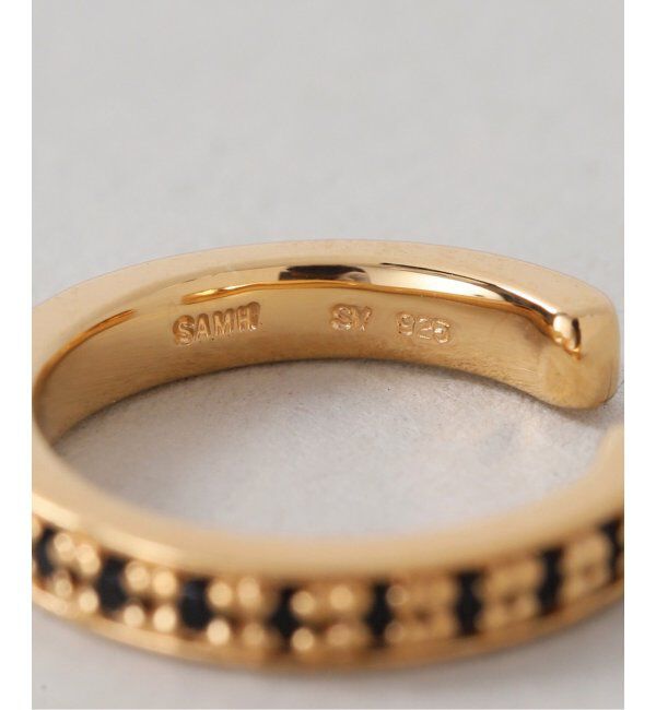 Spick and Span「《WEB限定》【SAMH by LILAS】イヤーカフオニキス SV（片耳）」|イヤーカフ|