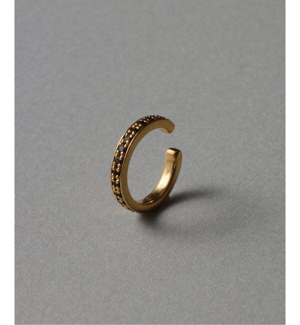 Spick and Span「《WEB限定》【SAMH by LILAS】イヤーカフオニキス SV（片耳）」|イヤーカフ|