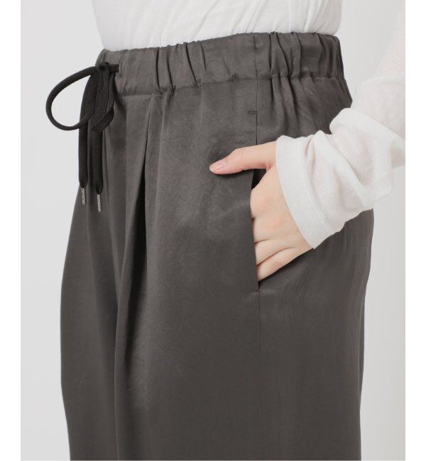 Spick and Span「ワッシャーサテンイージーパンツ」|その他|