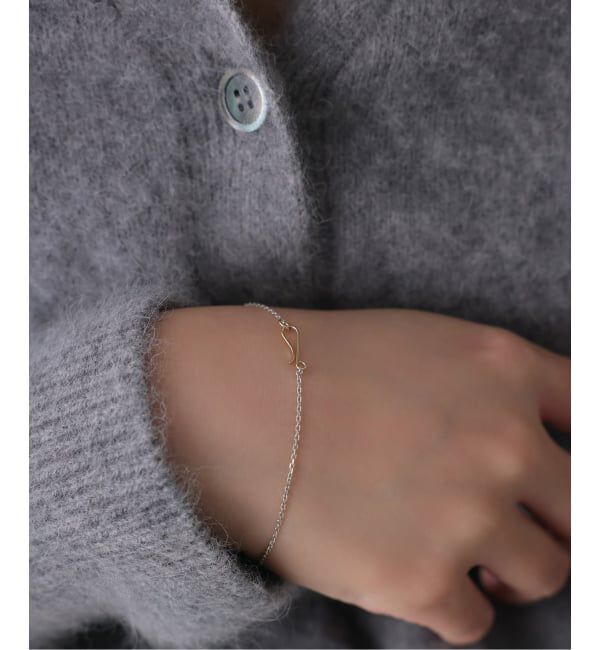 Spick and Span「【SAMH by LILAS】 デタッチャブルフックSVブレスレット K10*SV」|ブレスレット・バングル|シルバー