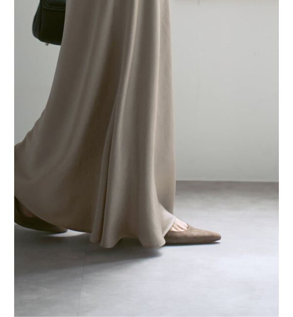 NOBLE「サテンアジャストキャミワンピース」|ワンピース|