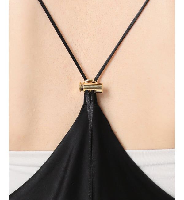 NOBLE「サテンアジャストキャミワンピース」|ワンピース|