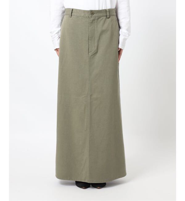 Spick and Span「ウォッシュドツイルナロースカート」|スカート|