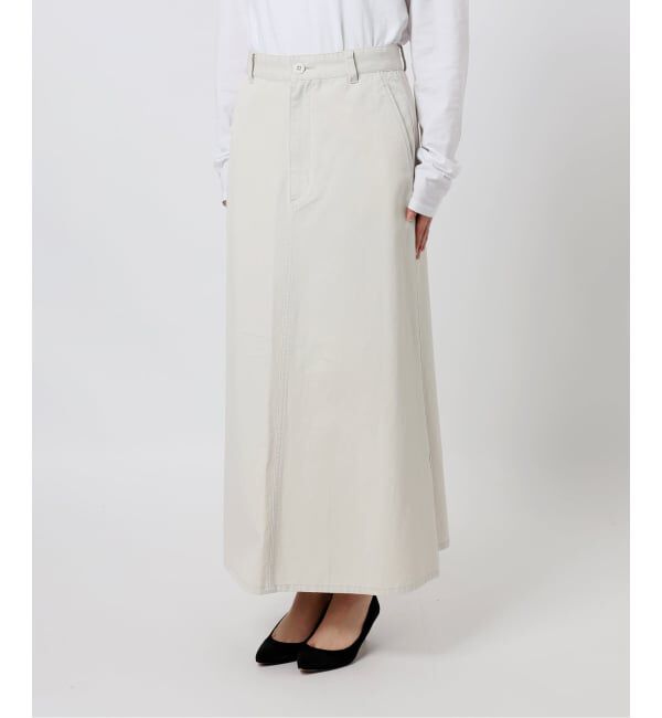 Spick and Span「ウォッシュドツイルナロースカート」|スカート|