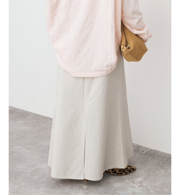 Spick and Span「ウォッシュドツイルナロースカート」|スカート|