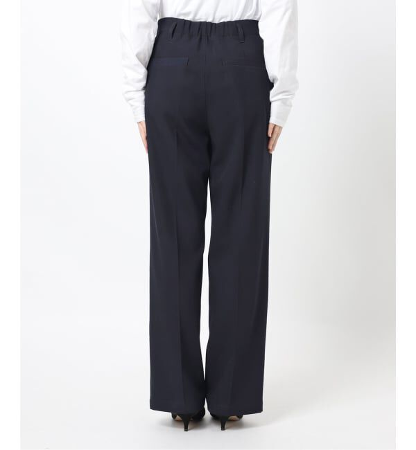 Spick and Span「ドレープチノ1タックストレートパンツ」|チノ|