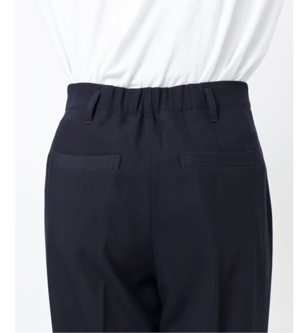Spick and Span「ドレープチノ1タックストレートパンツ」|チノ|