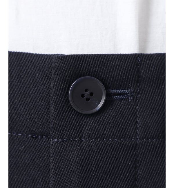 Spick and Span「ドレープチノ1タックストレートパンツ」|チノ|