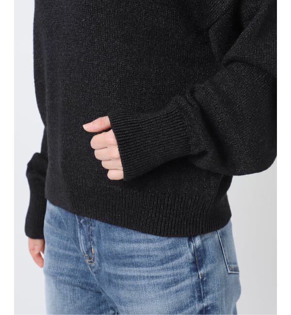 Spick and Span「レーヨンペーパーヤーンVネックプルオーバー」|ニット・セーター|