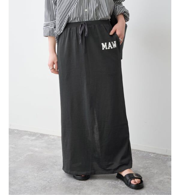 Spick and Span「《追加》athletic wear MASON / アスレティックウェア メイソン スカート」|スカート|ブラック A