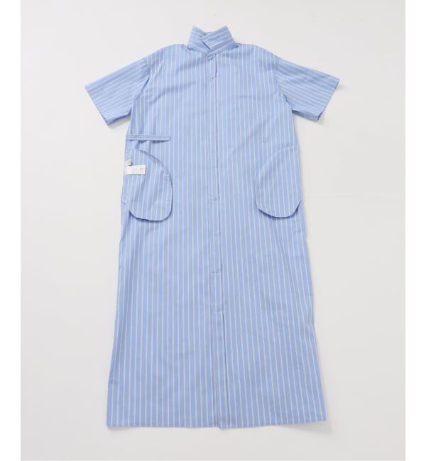 Glyph「《一部店舗+WEB限定》Glyph Stripe x Flower Print Shirt Dress」|ワンピース|