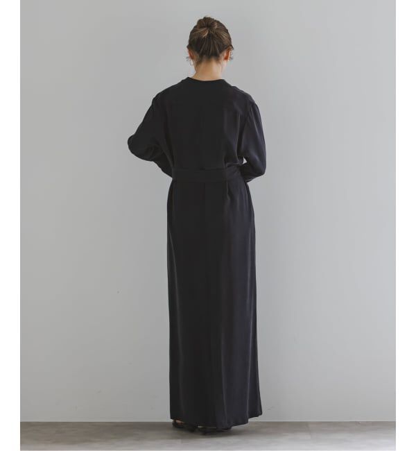 NOBLE「ELENI/エルニ キュプラサテンリーンワンピース」|ワンピース|