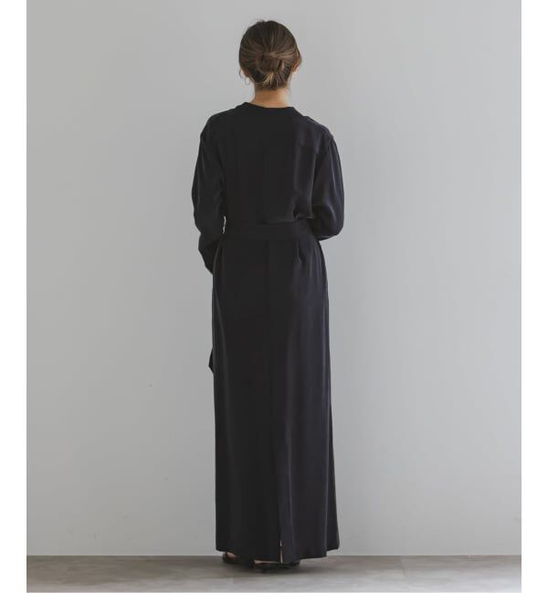 NOBLE「ELENI/エルニ キュプラサテンリーンワンピース」|ワンピース|