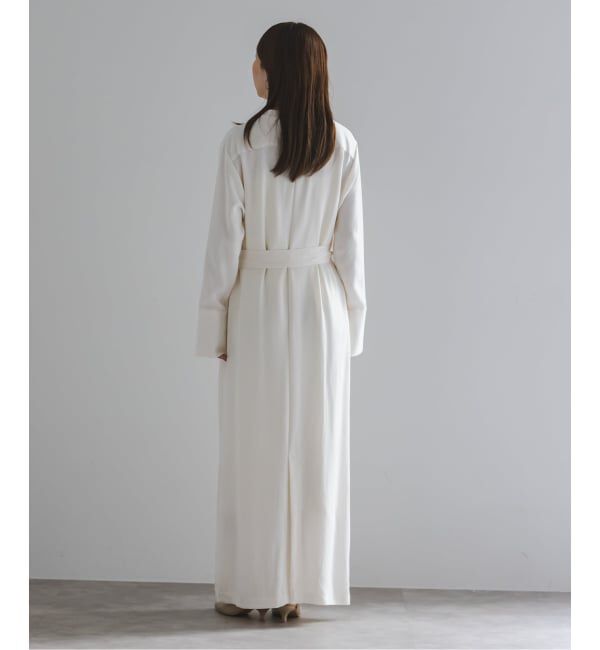 NOBLE「ELENI/エルニ キュプラサテンリーンワンピース」|ワンピース|