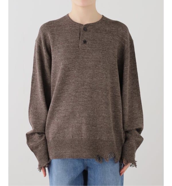 FRAMeWORK「LOEFF/ロエフ LI DMG HNLY」|ニット・セーター|