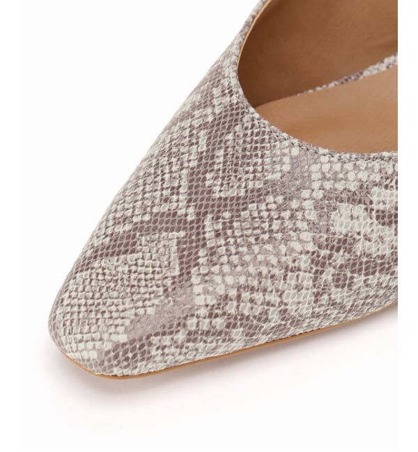 Spick and Span「《WEB限定》Spick & Span バックストラップパンプス（パイソン）」|パンプス|