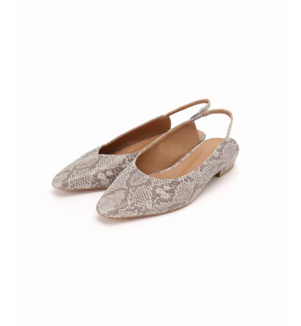 Spick and Span「《WEB限定》Spick & Span バックストラップパンプス（パイソン）」|パンプス|