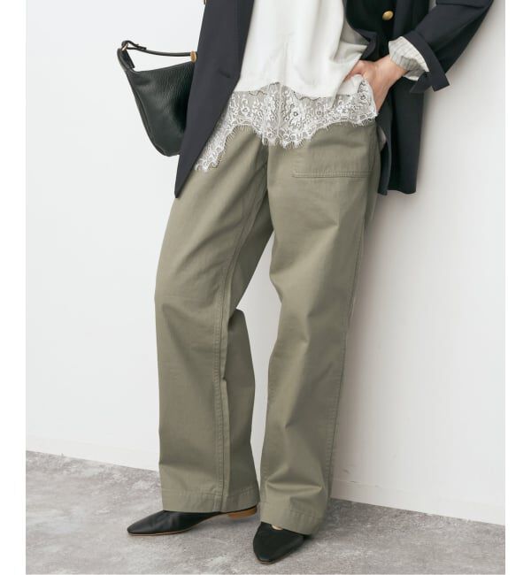 Spick and Span「《追加2》ルーズベイカーパンツ」|カーゴ|