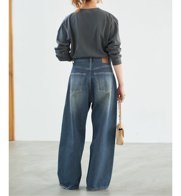 Spick and Span「《WEB限定 / 追加2》5 1/2 TUCKBARREL DENIM」|デニム|