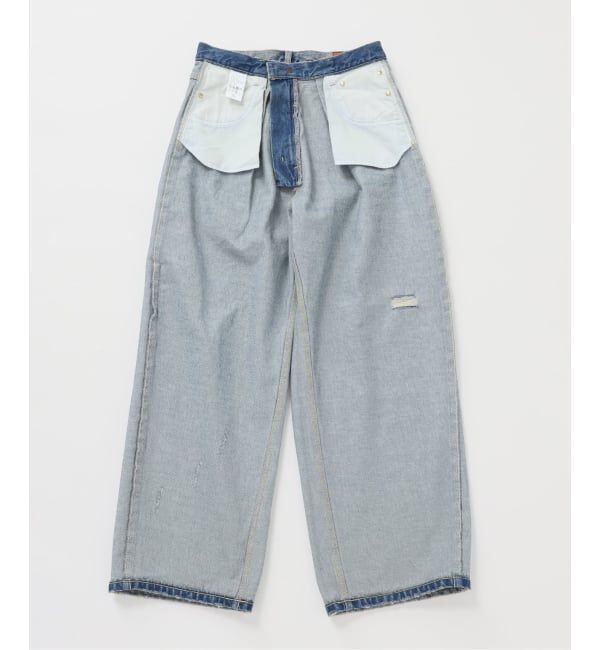 Spick and Span「《WEB限定 / 追加2》5 1/2 TUCKBARREL DENIM」|デニム|