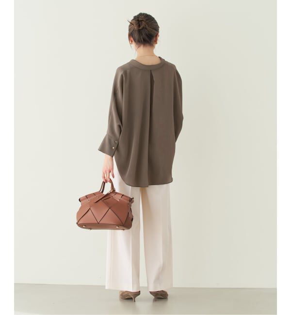 NOBLE「ゴールドボタンニュアンスシャツ」|シャツ・ブラウス|