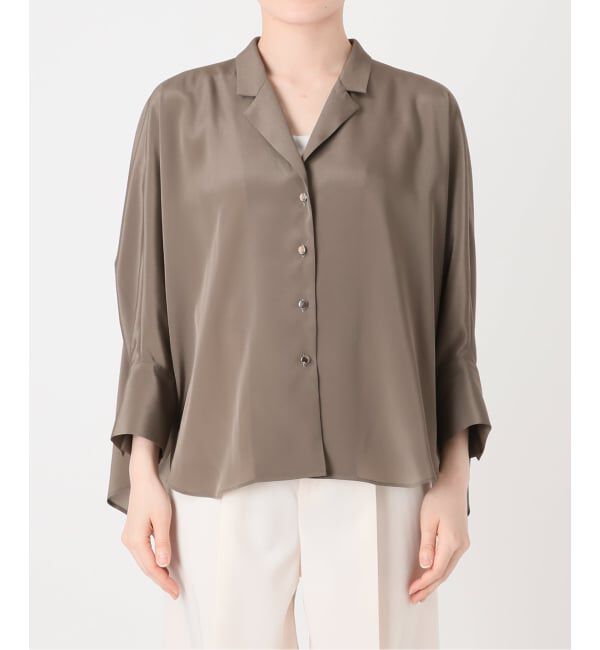 NOBLE「ゴールドボタンニュアンスシャツ」|シャツ・ブラウス|