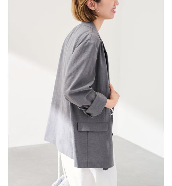 FRAMeWORK「撥水強撚PEダブルジャケット」|テーラードジャケット|