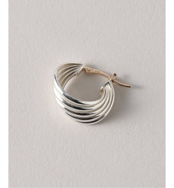 Spick and Span「【SAMH by LILAS】5ラインカーブフープピアス SV（両耳）」|ピアス|