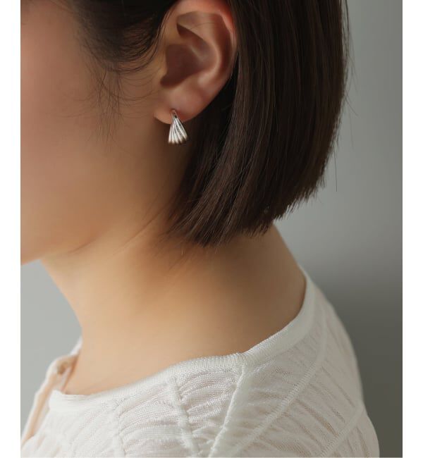 Spick and Span「【SAMH by LILAS】5ラインカーブフープピアス SV（両耳）」|ピアス|