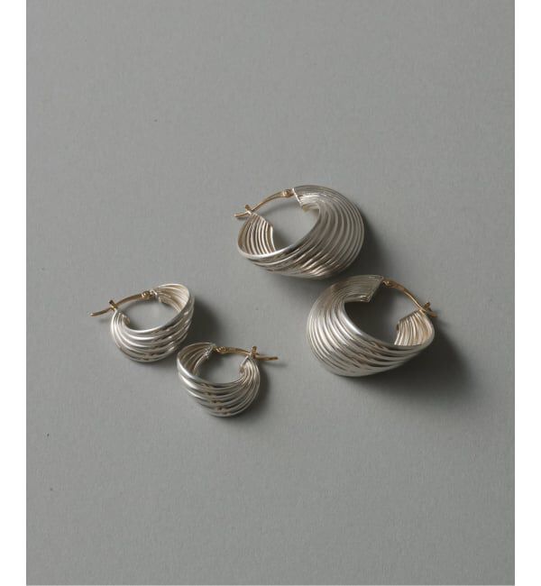 Spick and Span「【SAMH by LILAS】5ラインカーブフープピアス SV（両耳）」|ピアス|